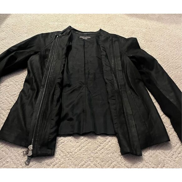 Vince ‘Paper’ Leather Jacket - Picture 12 of 14